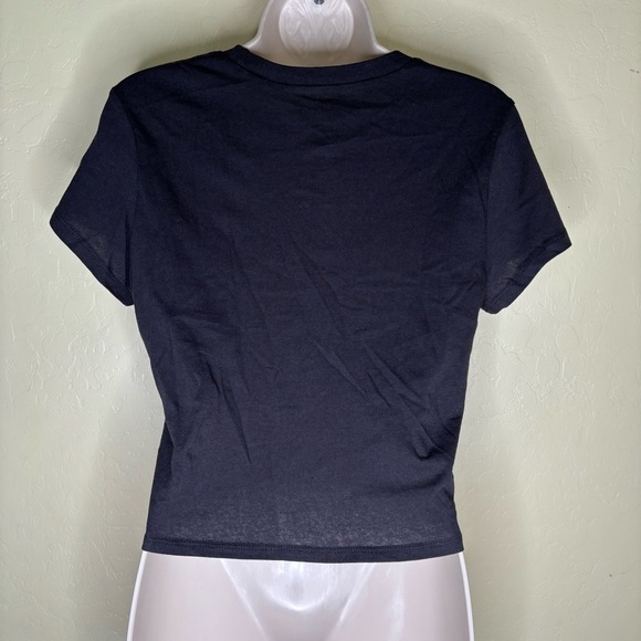 Nirvana Floral Smiley Face Black Graphic T-Shirt Y2k Grunge Nwot Size Large L - Picture 5 of 9